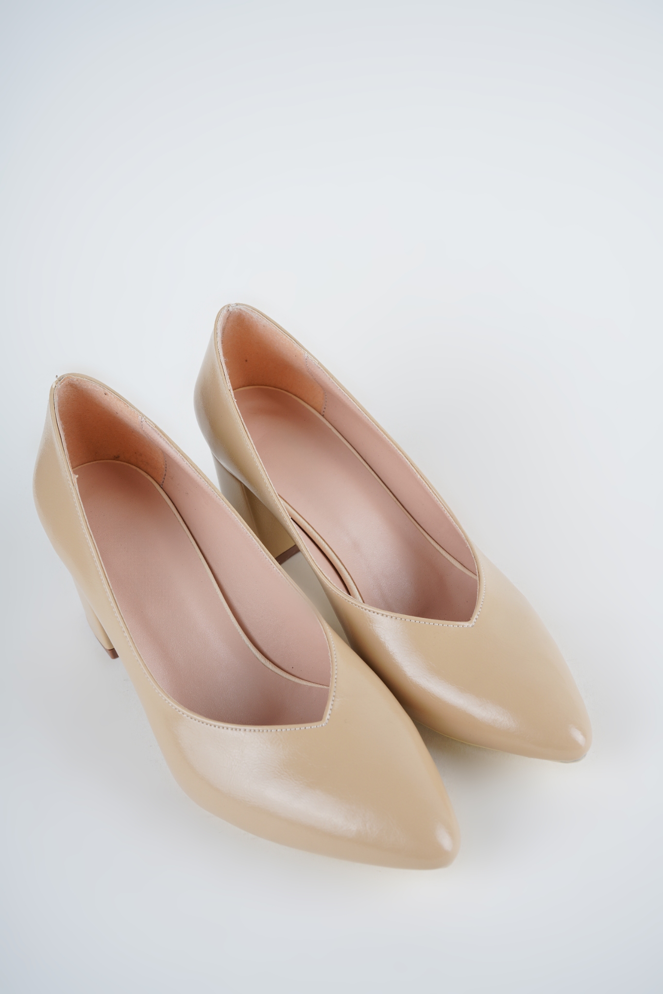 Millie Bej Kısa Topuklu Stiletto Millie Bej Kısa Topuklu Stiletto