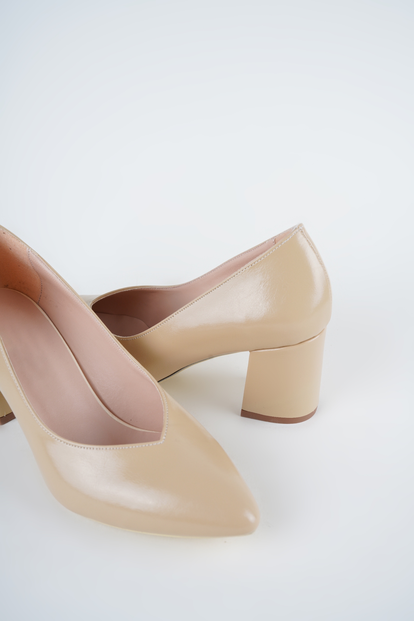 Millie Bej Kısa Topuklu Stiletto Millie Bej Kısa Topuklu Stiletto