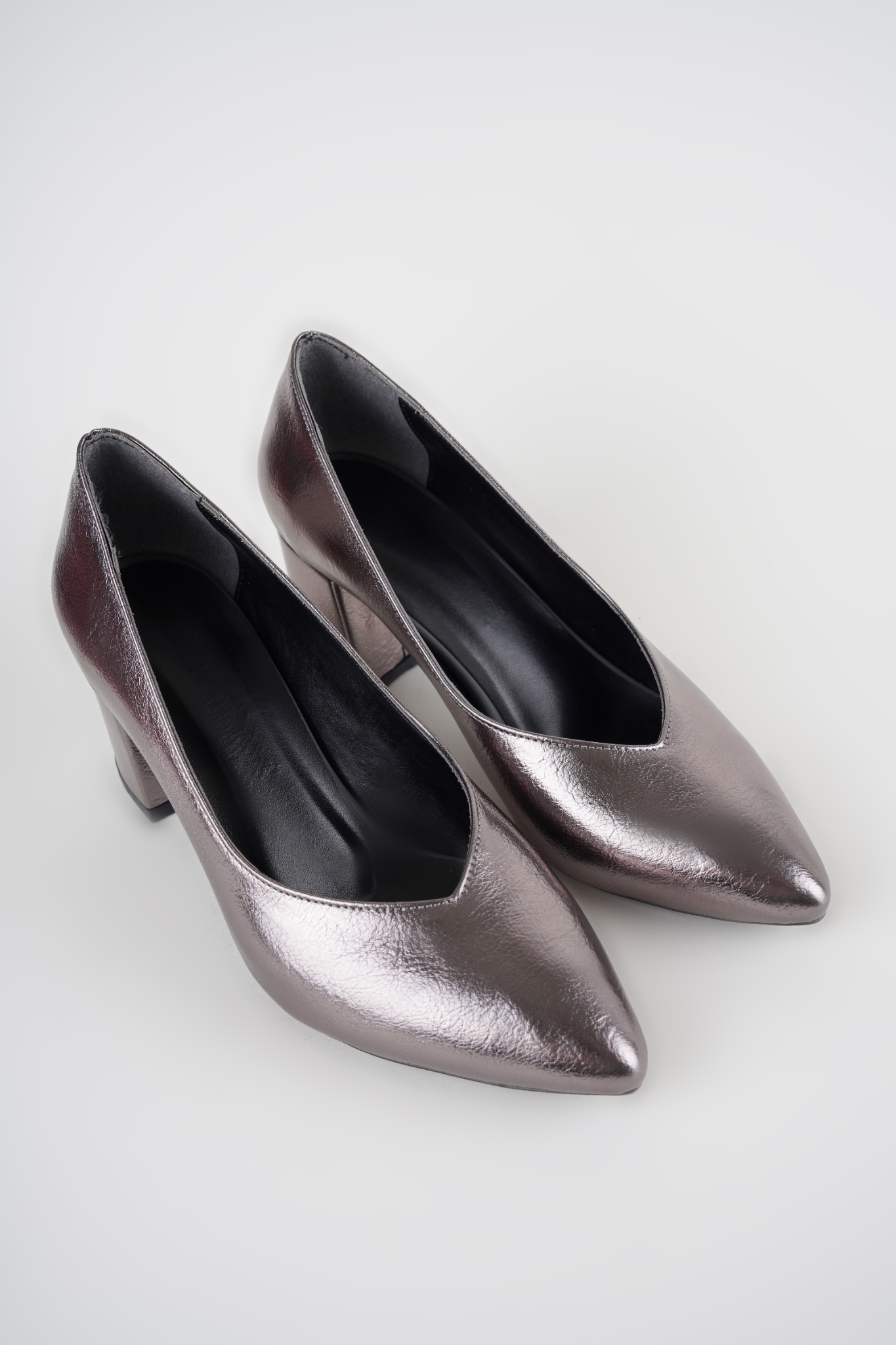 Millie Platin Kısa Topuklu Stiletto Millie Platin Kısa Topuklu Stiletto