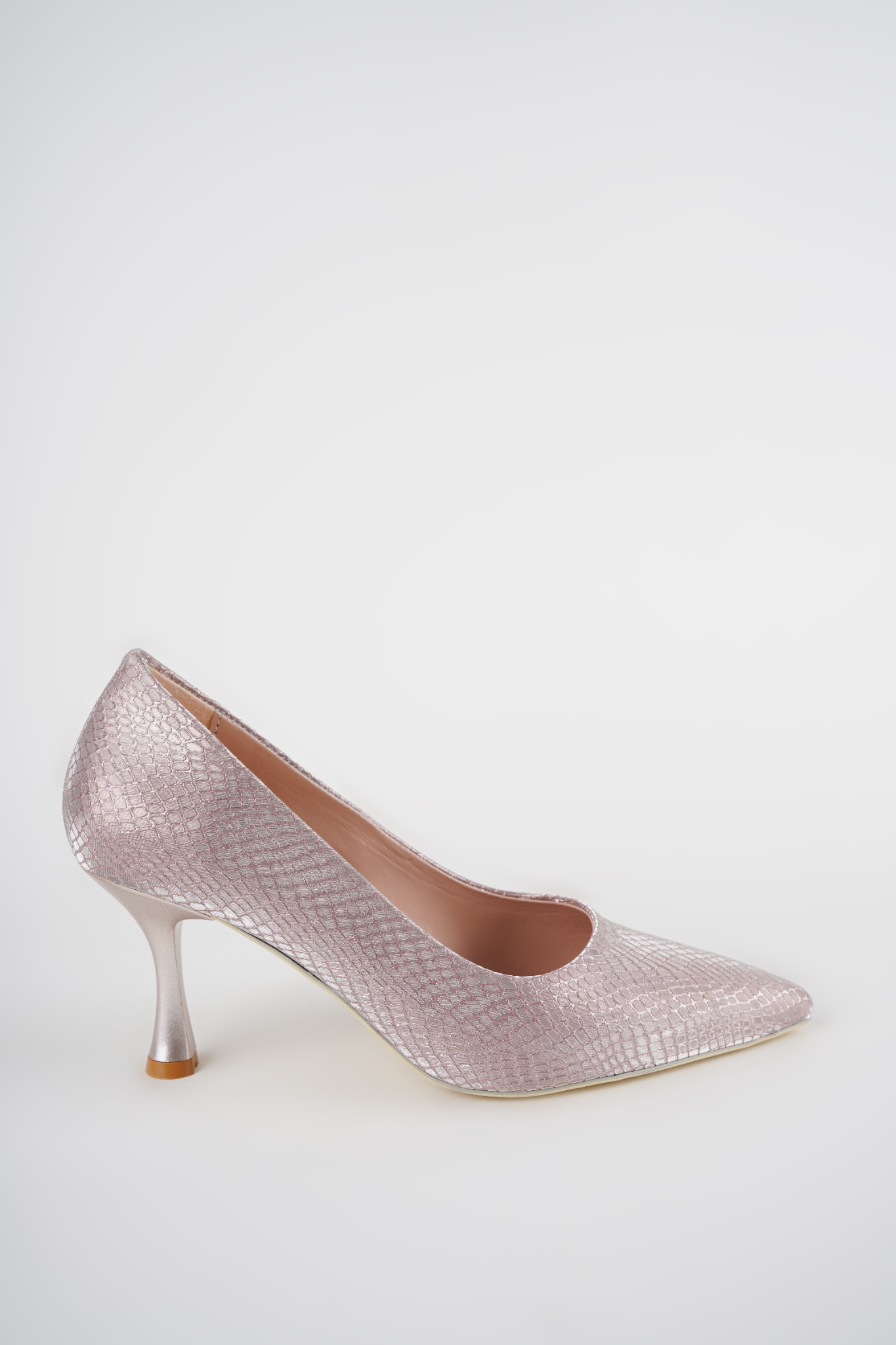 Hira Rose Yılan Baskı Detaylı Kadeh Topuklu Stiletto Hira Rose Yılan Baskı Detaylı Kadeh Topuklu Stiletto