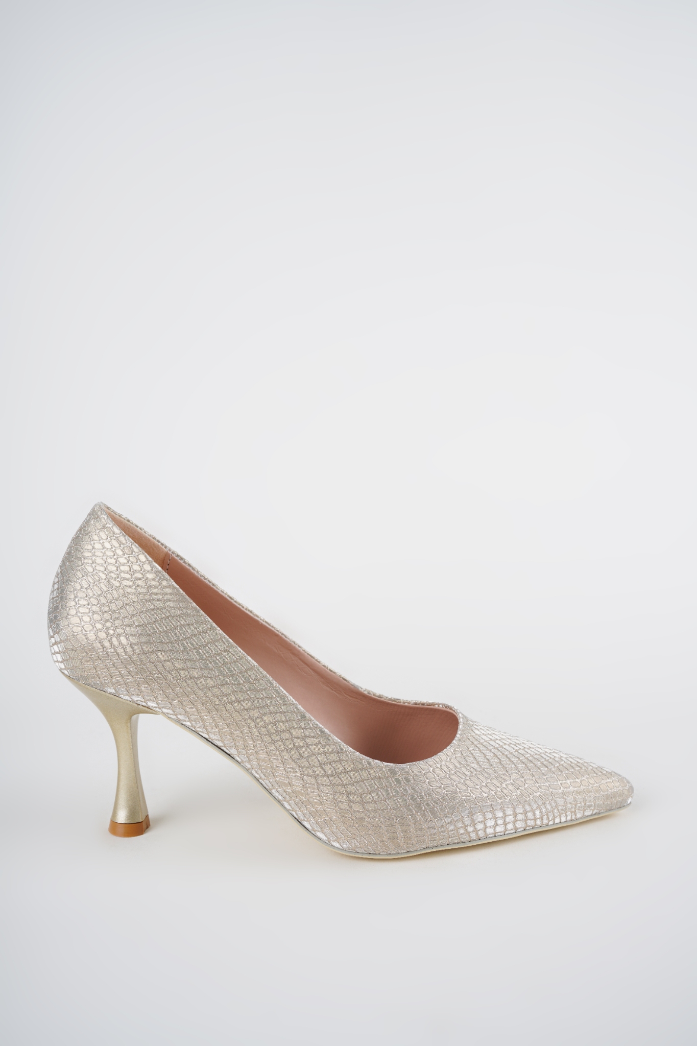 Hira Altın Dore Yılan Baskı Detaylı Kadeh Topuklu Stiletto Hira Altın Dore Yılan Baskı Detaylı Kadeh Topuklu Stiletto