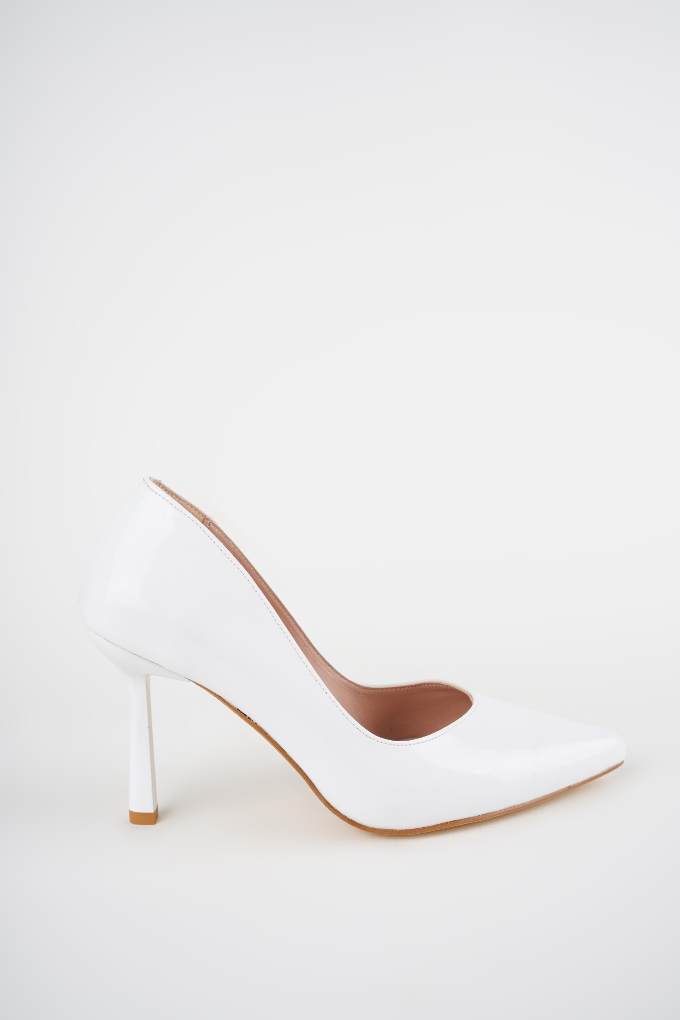 Elina Beyaz Rugan Topuklu Stiletto Elina Beyaz Rugan Topuklu Stiletto