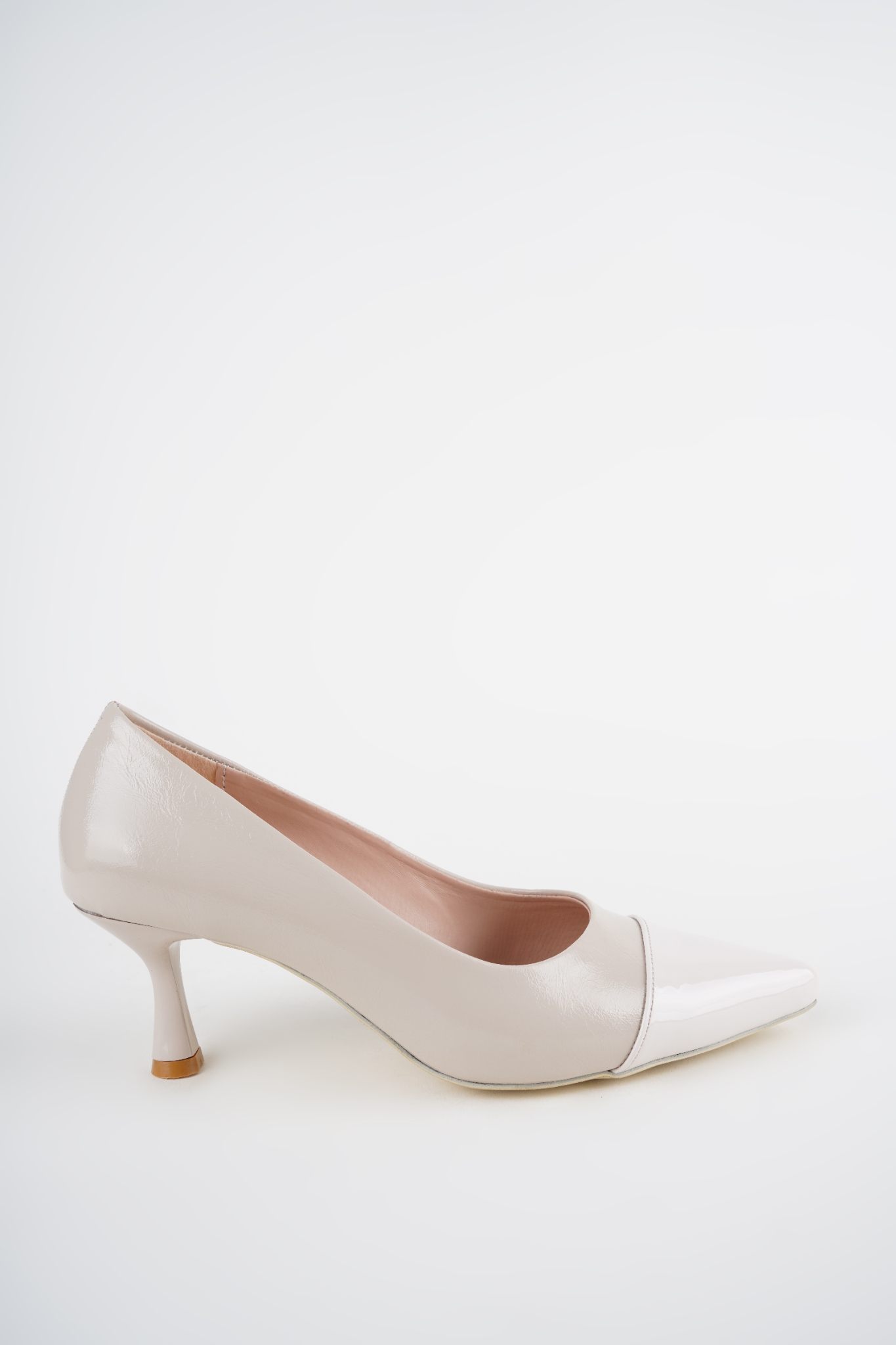 Veroni Bej Kısa Topuklu Stiletto Veroni Bej Kısa Topuklu Stiletto