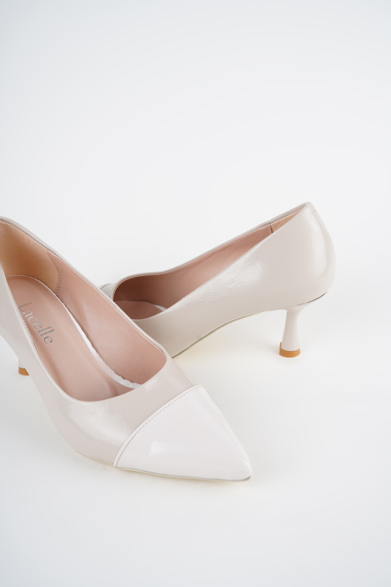 Veroni Bej Kısa Topuklu Stiletto Veroni Bej Kısa Topuklu Stiletto