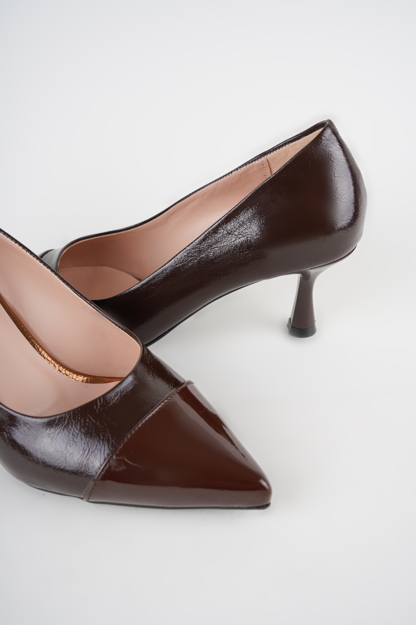 Veroni Kahverengi Kısa Topuklu Stiletto Veroni Kahverengi Kısa Topuklu Stiletto