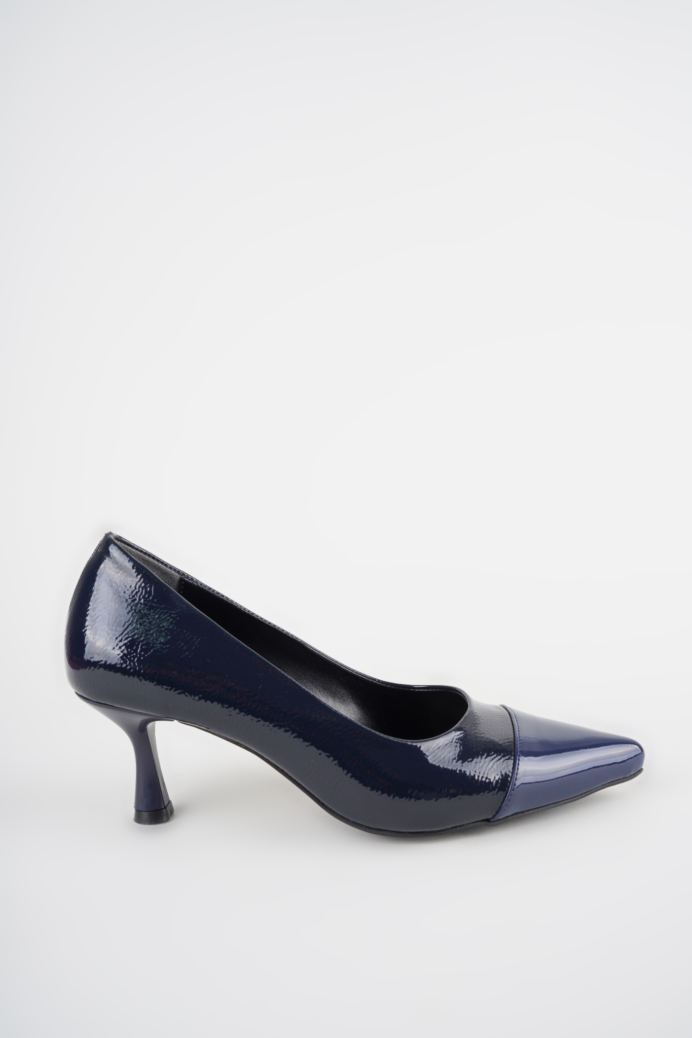 Veroni Lacivert Kısa Topuklu Stiletto Veroni Lacivert Kısa Topuklu Stiletto