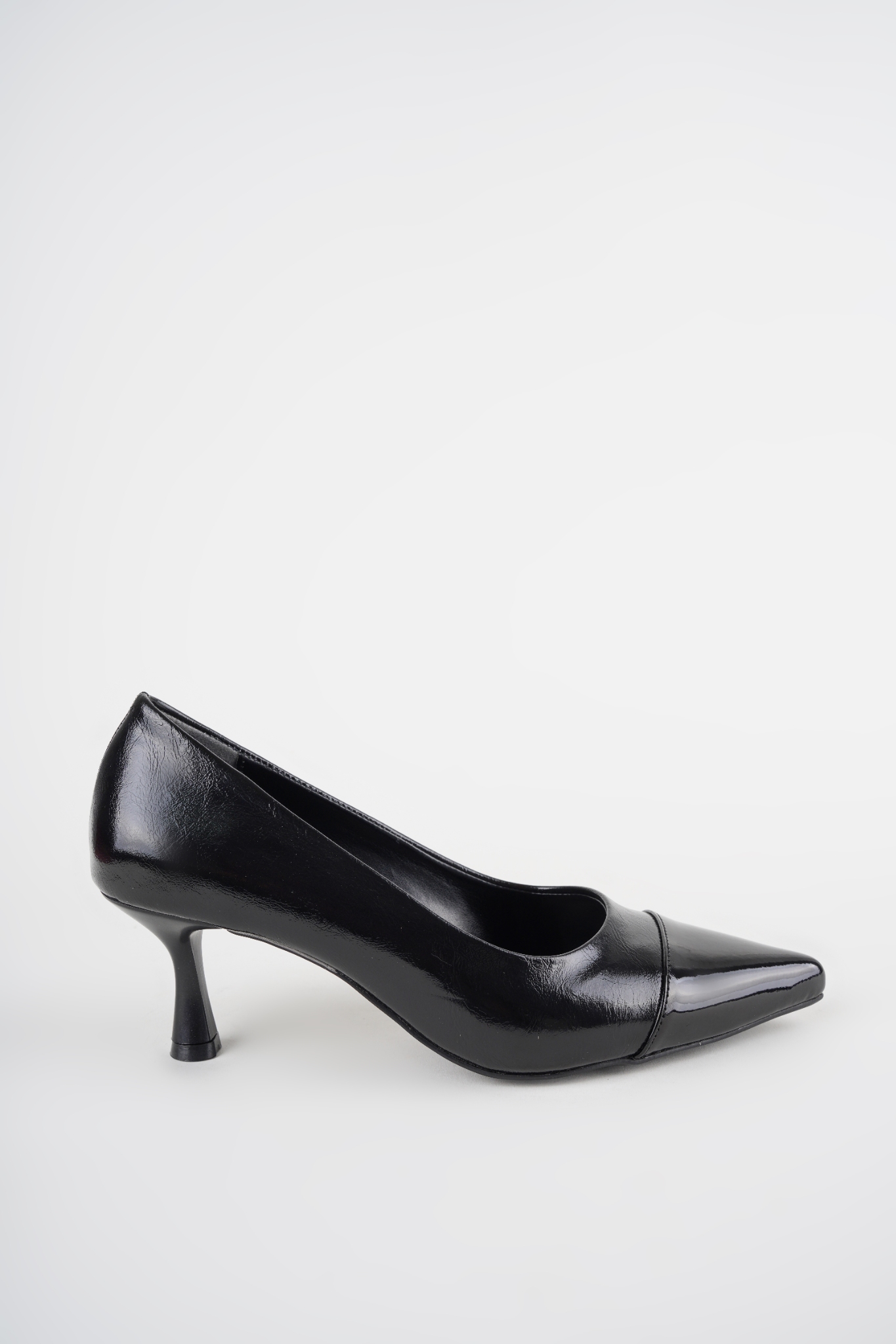 Veroni Siyah Kısa Topuklu Stiletto Veroni Siyah Kısa Topuklu Stiletto